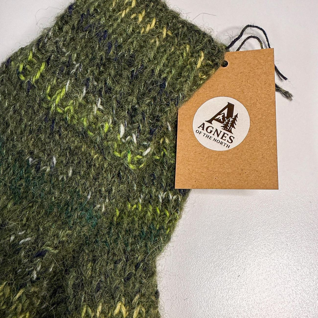 Wool & alpaca socks, forest green, photo 2