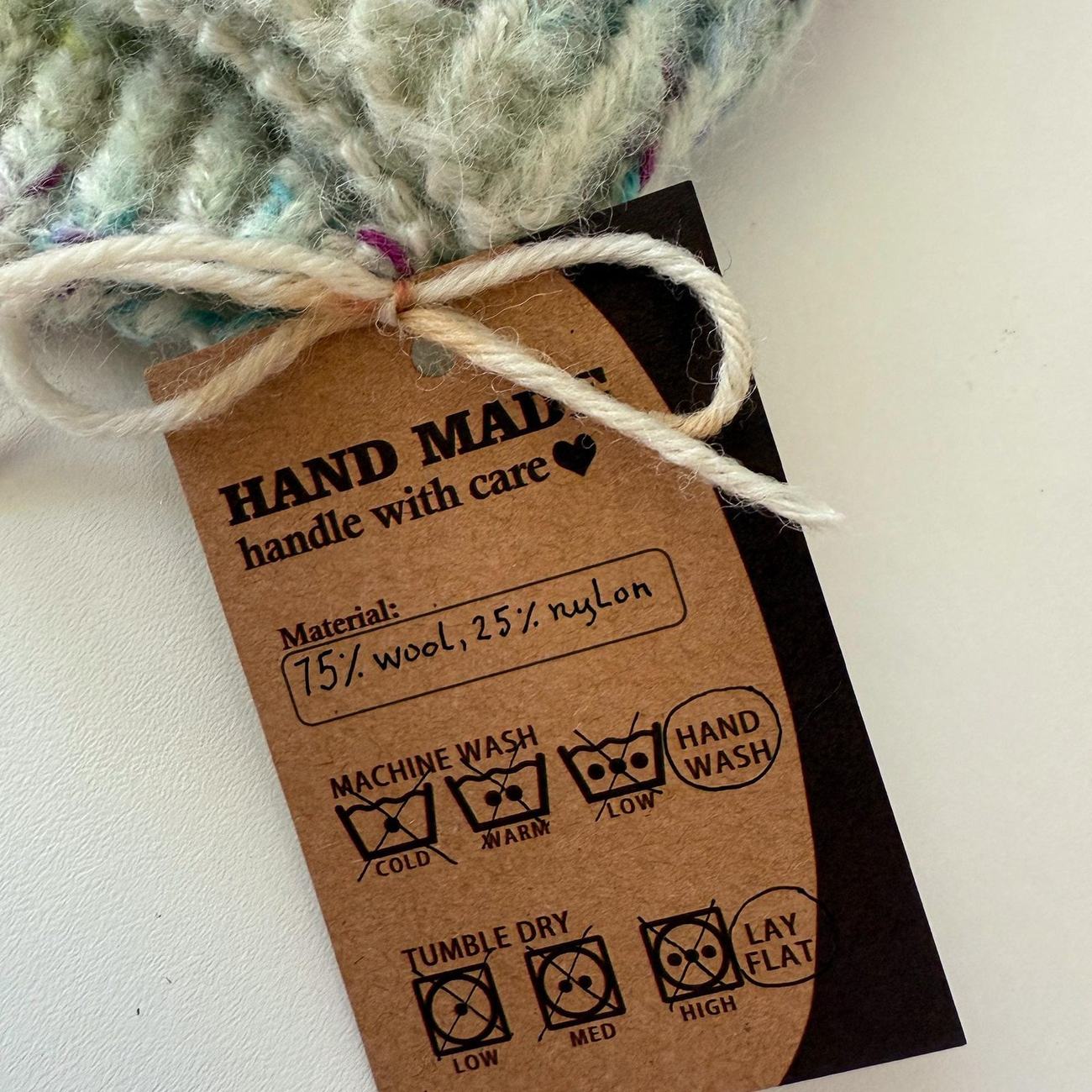 Wool & alpaca socks, soft pastel, photo 5